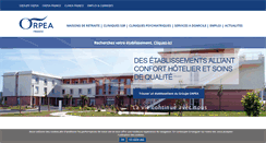 Desktop Screenshot of orpea.com